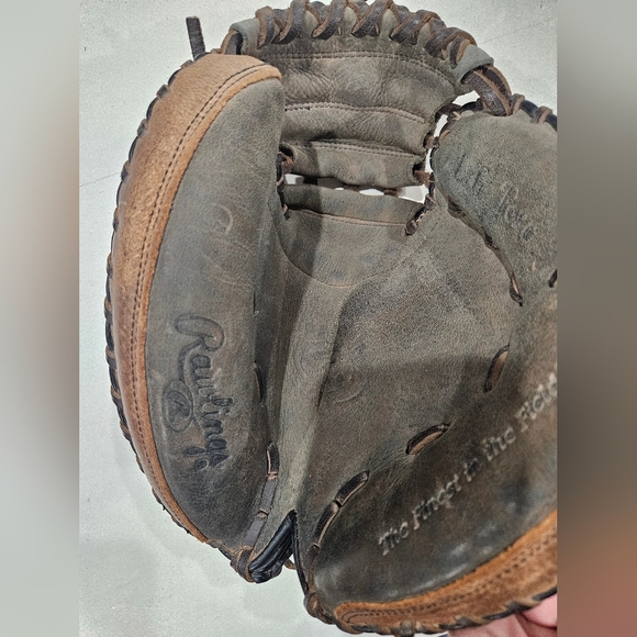 Rawlings Baseball, Finest In The Field Catchers Glove. Lite Toe Right Ha… - Picture 5 of 6